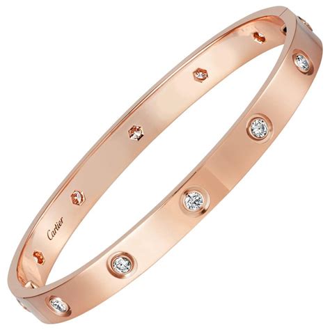 cartier screw bracelet rose gold|rose gold cartier bracelet price.